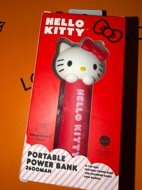 Hello Kitty Red and White Character Bottle with Bow Top